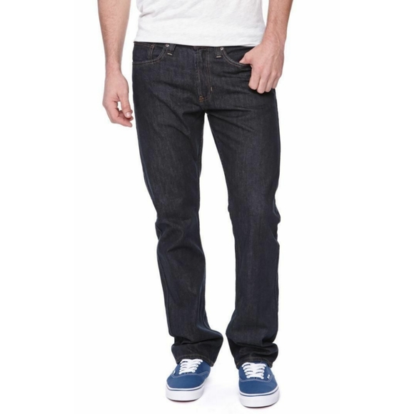 NWOT Indigo Straight Leg Jeans - Picture 1 of 4